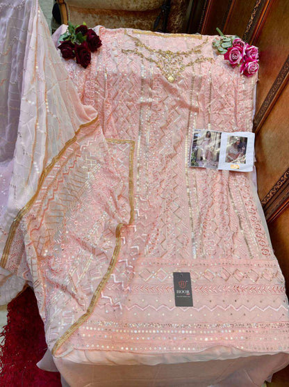 Eid Special Georgette Designer Embroidered Pakistani Style Dress