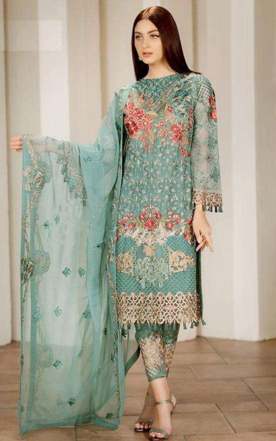 Eid Special Georgette Designer Heavy Embroidered Pakistani Style Dress