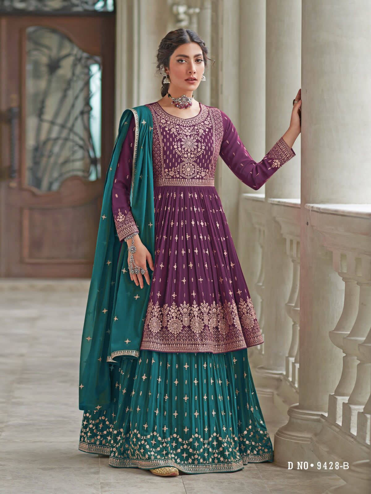 Multi Color Jacquard Work Design Wedding Wear Banarasi Silk Fabric  Traditional Lehenga Choli