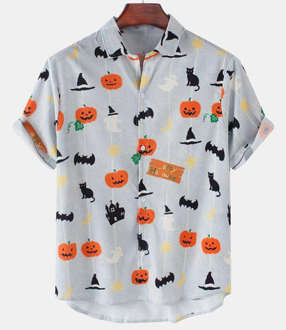 Desi Halloween Digital Print Men's Shirt College Student