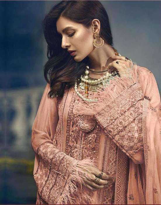 Pakistani Semi Formal Dresses - Shehrnaz - Pakistani Designer