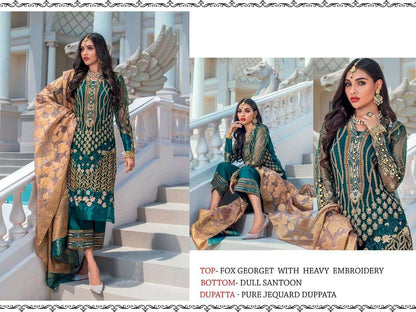 Elegant Party Wear Georgette Pakistani Style Suit
