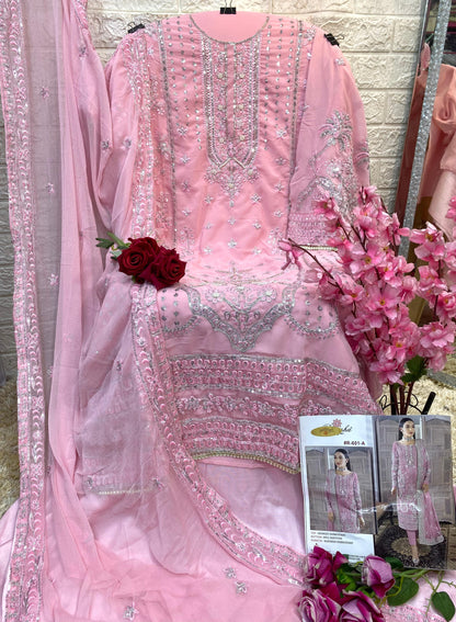 Pink Pakistani Style Salwar Kameez for a Radiant Look