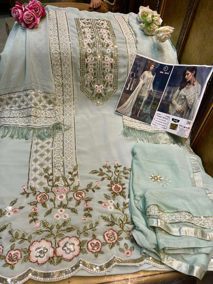 Ramzan Special Handwork Pakistani Style Dress