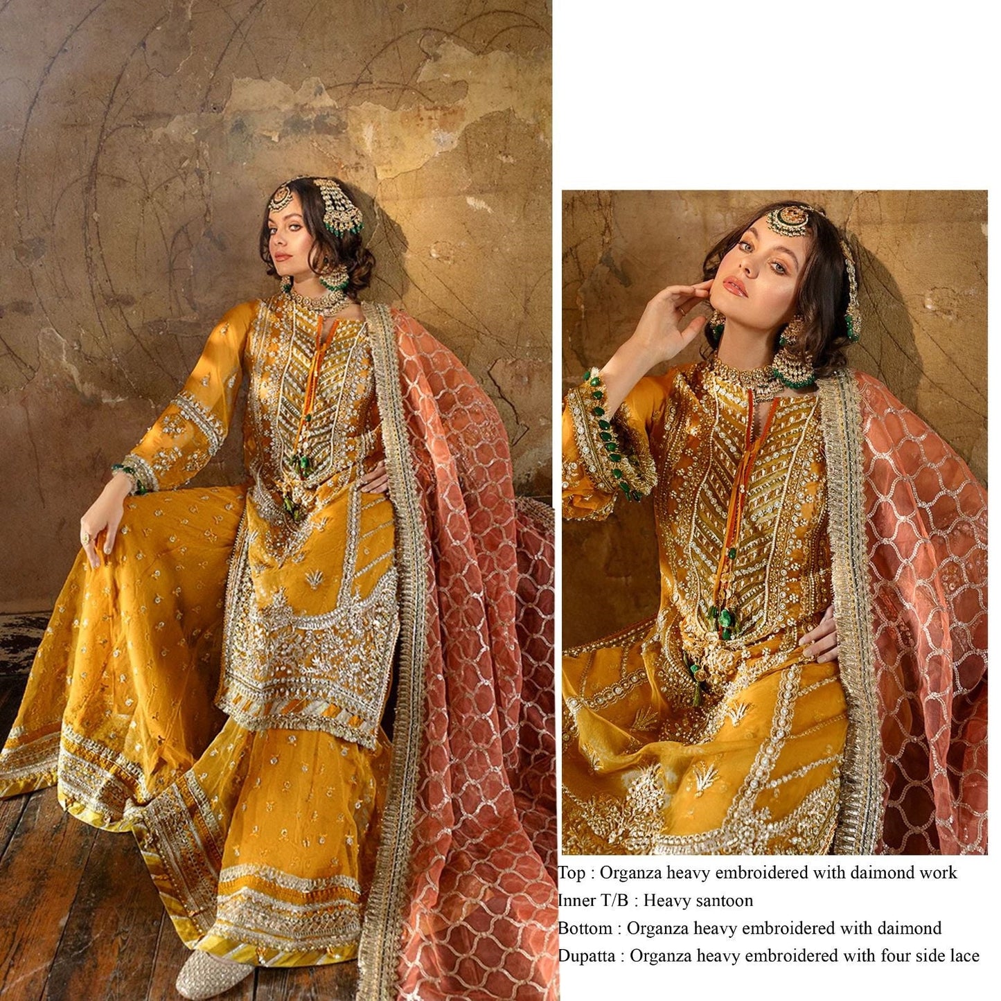 Embrace Joyful Elegance in Our Yellow Salawar Kameez